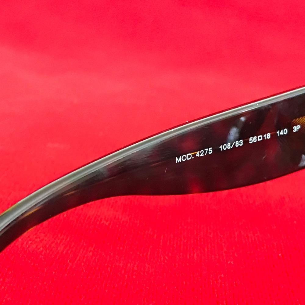 Versace Men's Tortoise Shell Polarized Sunglasses - Picture 8 of 8